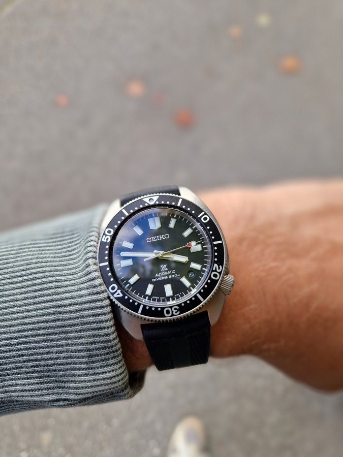 Seiko SPB317 Mini turtle, fullset, nära nyskick