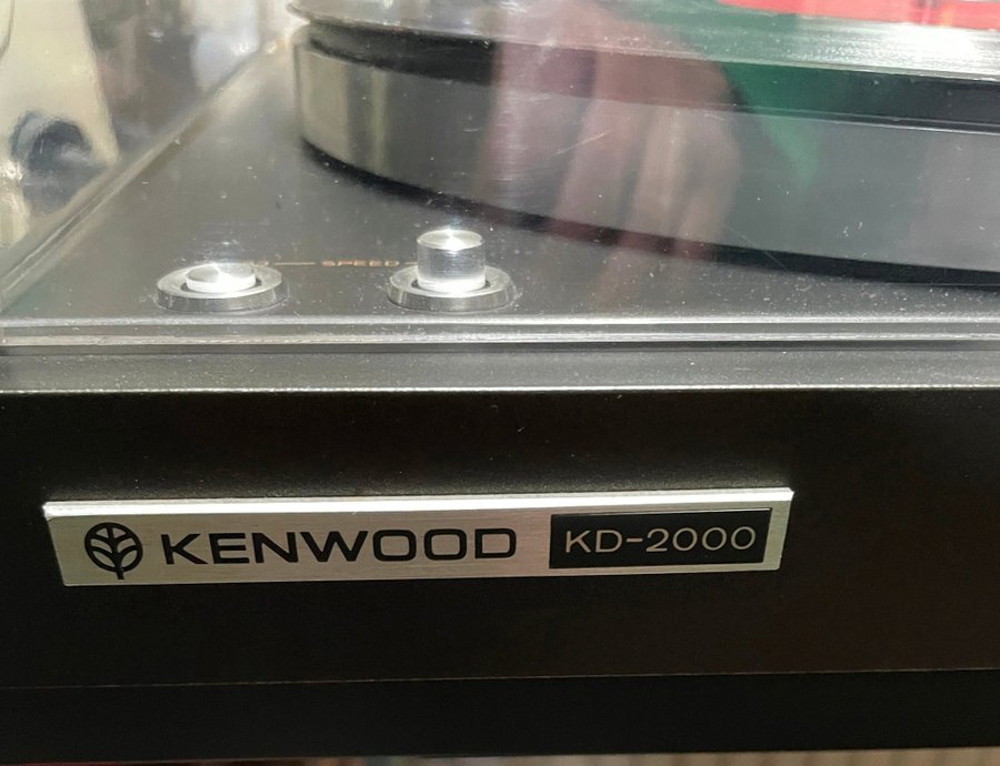 Kenwood halvautomatisk skivspelare