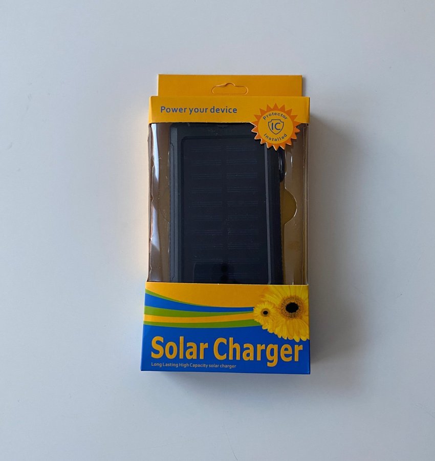 Powerbank solar solcell 20000mah