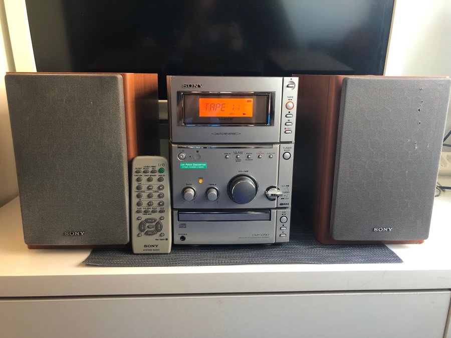 Sony CMT-CPX1 Micro Hi-Fi Component System med fjärrkontroll