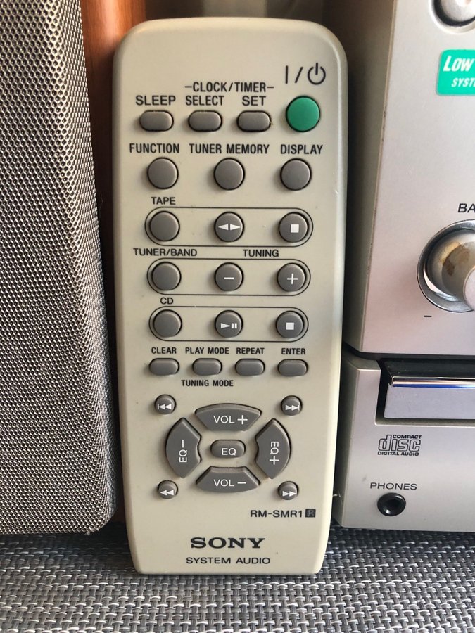 Sony CMT-CPX1 Micro Hi-Fi Component System med fjärrkontroll