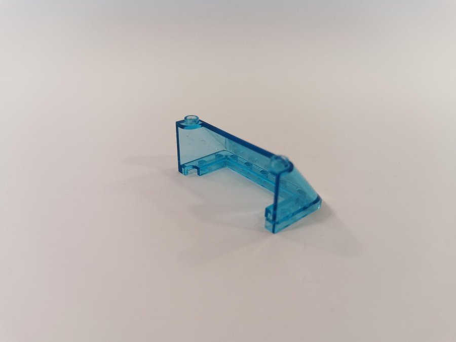 Lego - transparent - ruta - Windscreen - part 92583 - trans light blue - blå