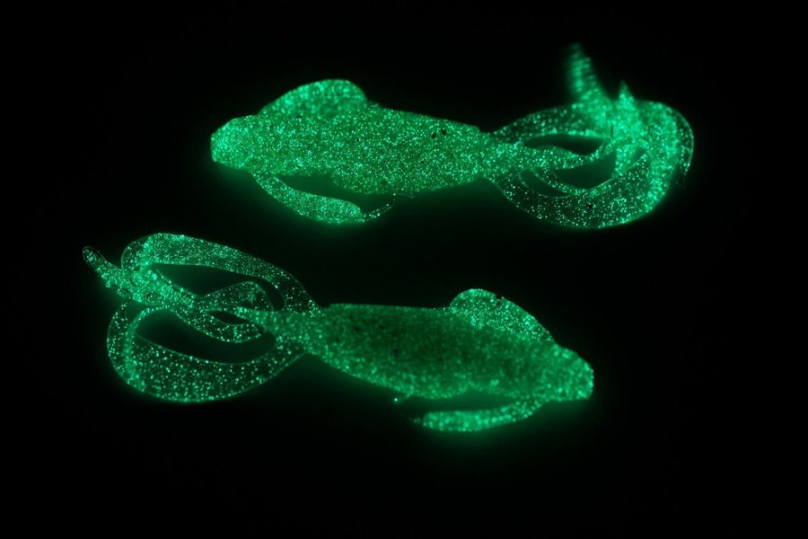 2st- Glow in Dark Keitech Crazy Flapper (Spinnare,Skeddrag,Wobblers,Fiske, Drag)