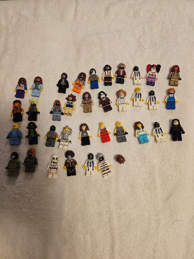 Lego samling av lego figs 36 st.