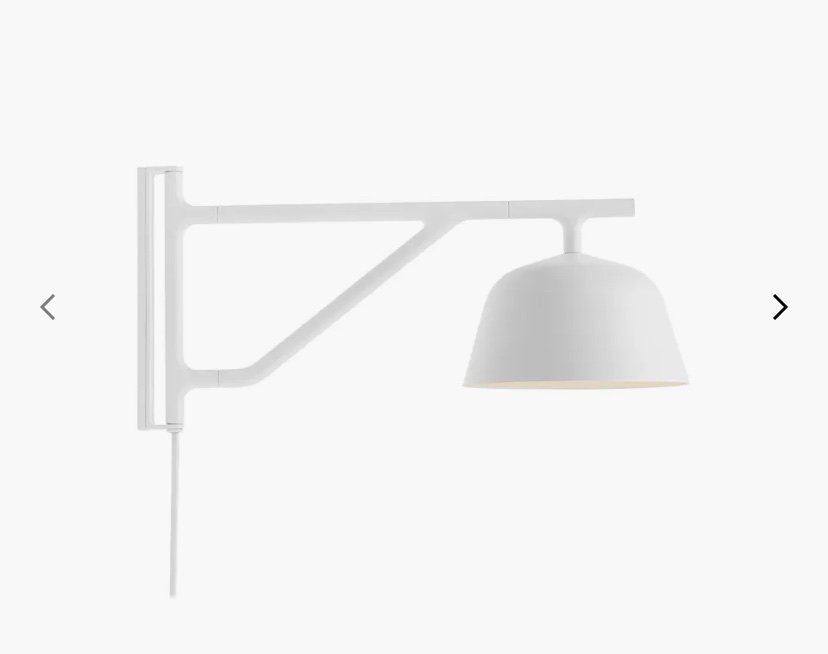 Nästintill ny vägglampa från Muuto