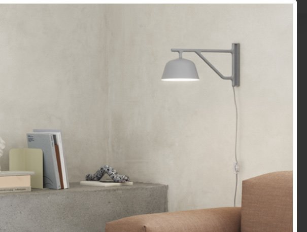 Nästintill ny vägglampa från Muuto