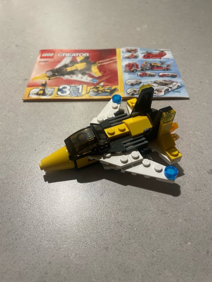 Lego Creator - Mini Skyflyers 31001, Komplett 3 in 1 Model