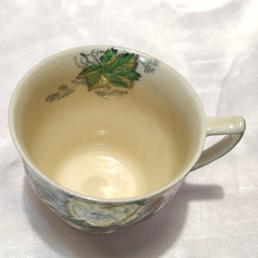 Vintage Royal Doulton The Kirkwood 4 st. kopp med fat, 1930- talet