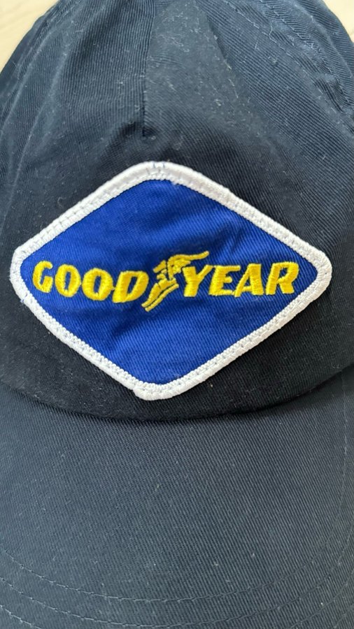 Vintage 90s Goodyear dad hat, automobile merch, frank ocean