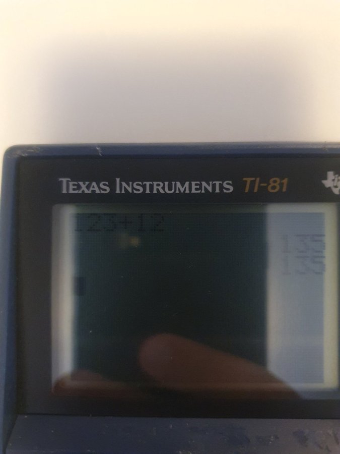 Texas Instruments TI-81 miniräknare