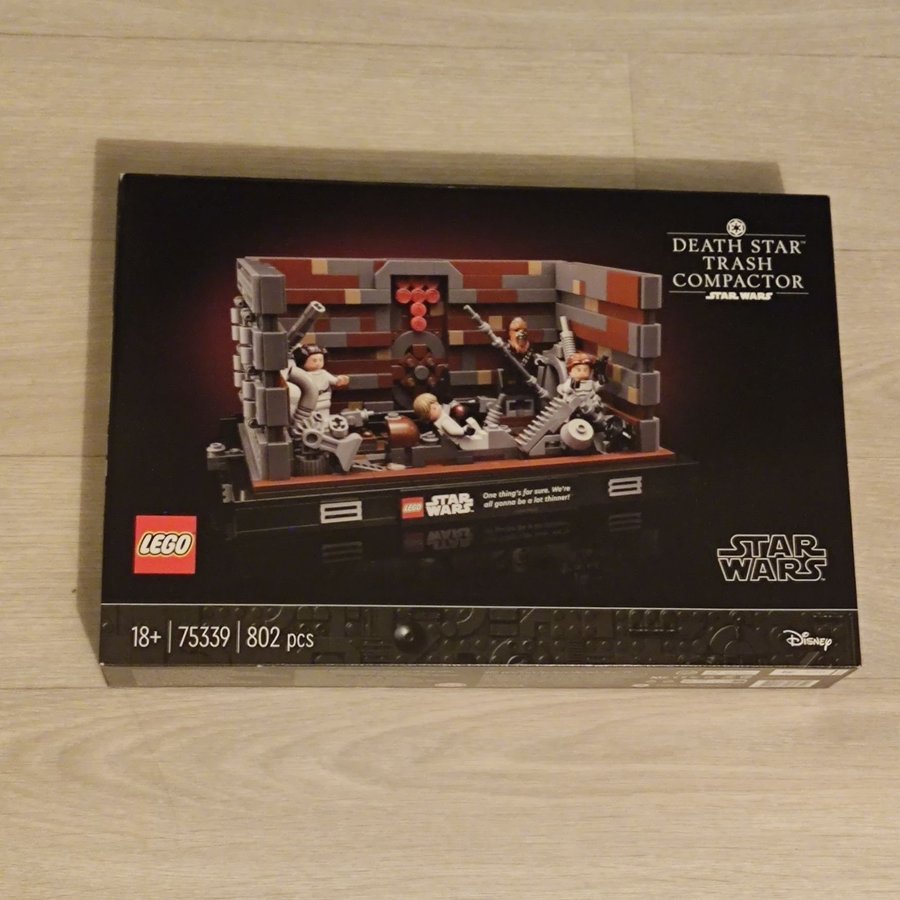 LEGO Star Wars Death Star Trash Compactor 75339 oöppnad