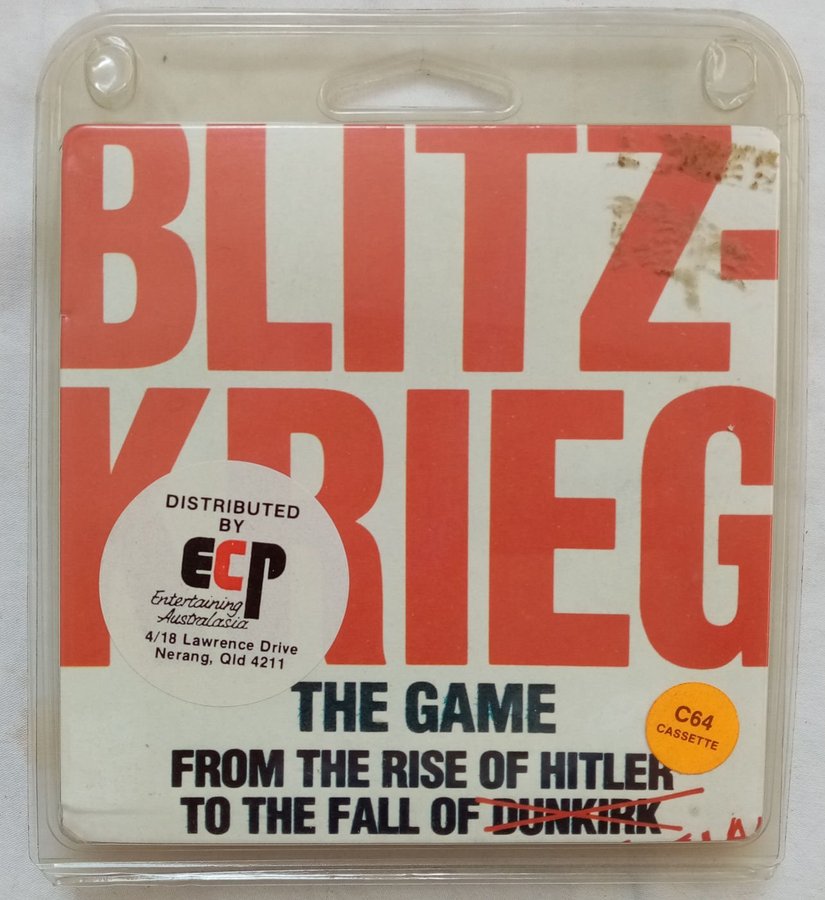 Blitz-Krieg (ECP - Ariolasoft) ->TESTAD<- Commodore 64 / C64 Spel