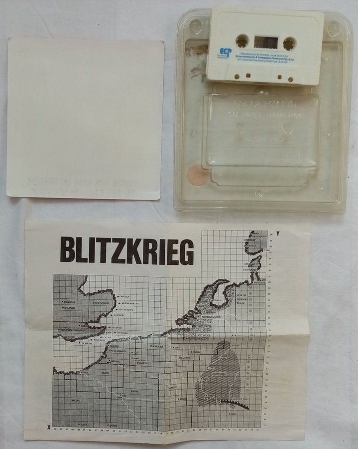 Blitz-Krieg (ECP - Ariolasoft) ->TESTAD<- Commodore 64 / C64 Spel