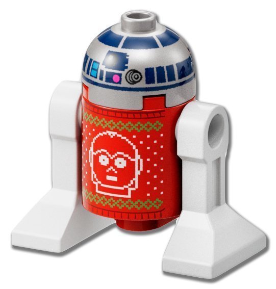 Festive R2-D2 / med jultröja - LEGO STAR WARS