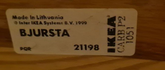 IKEA Bjurssta bord 90x90