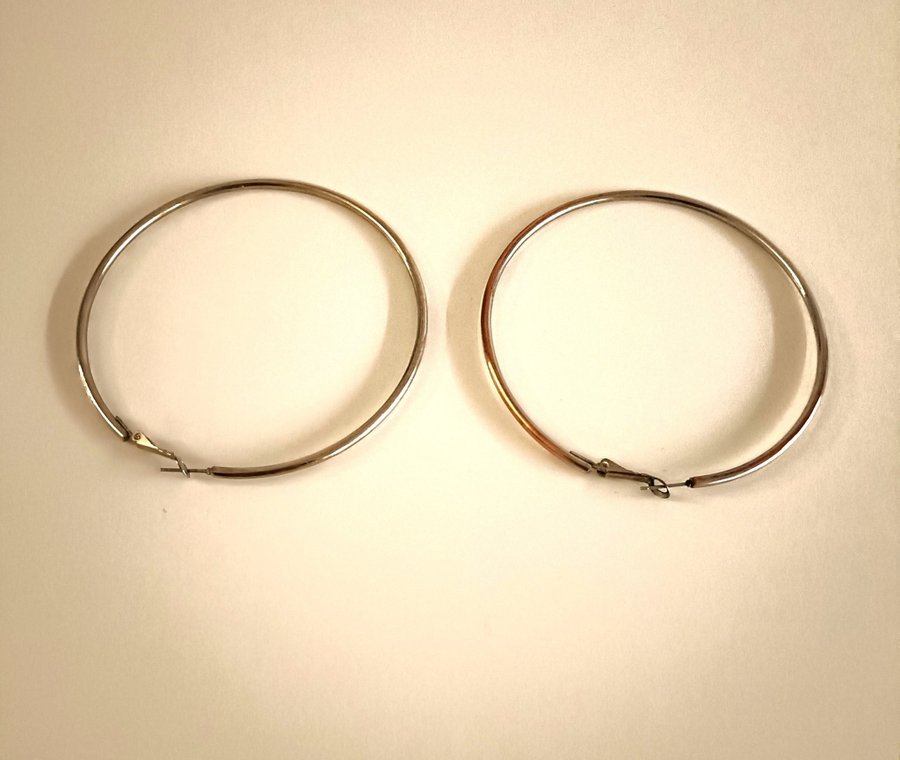 Två Hoops örhängen (Two Hoops Earrings )