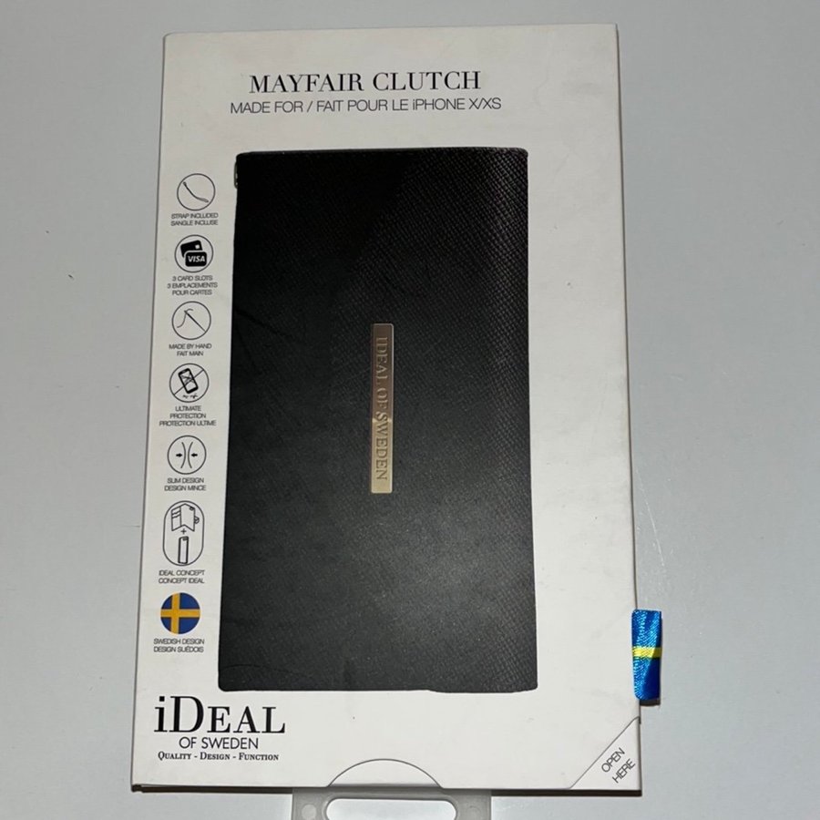 Ideal of Sweden Mayfair Clutch iPhone XS NYTT