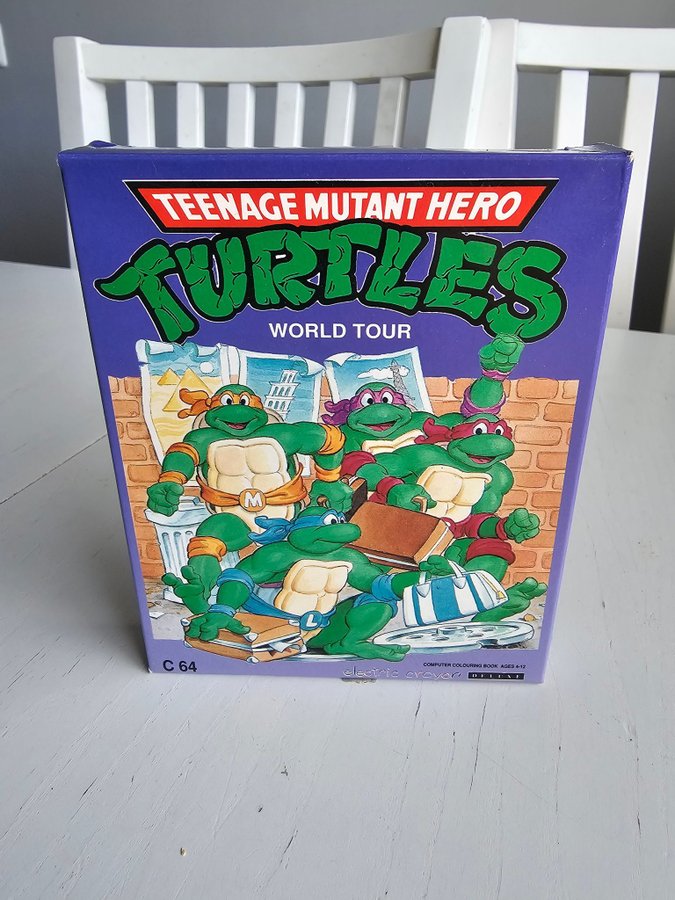 Teenage Mutant Hero Turtles - World Tour till Commodore 64