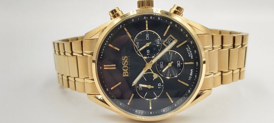 Hugo Boss Champion HB1513848 Chronograaf Herenhorloge Goud