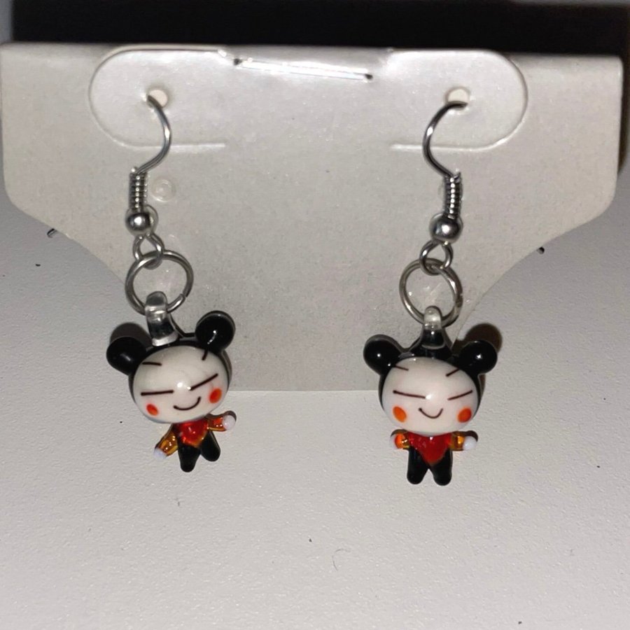 Pucca örhängen aesthetic Japanese unique earrings !