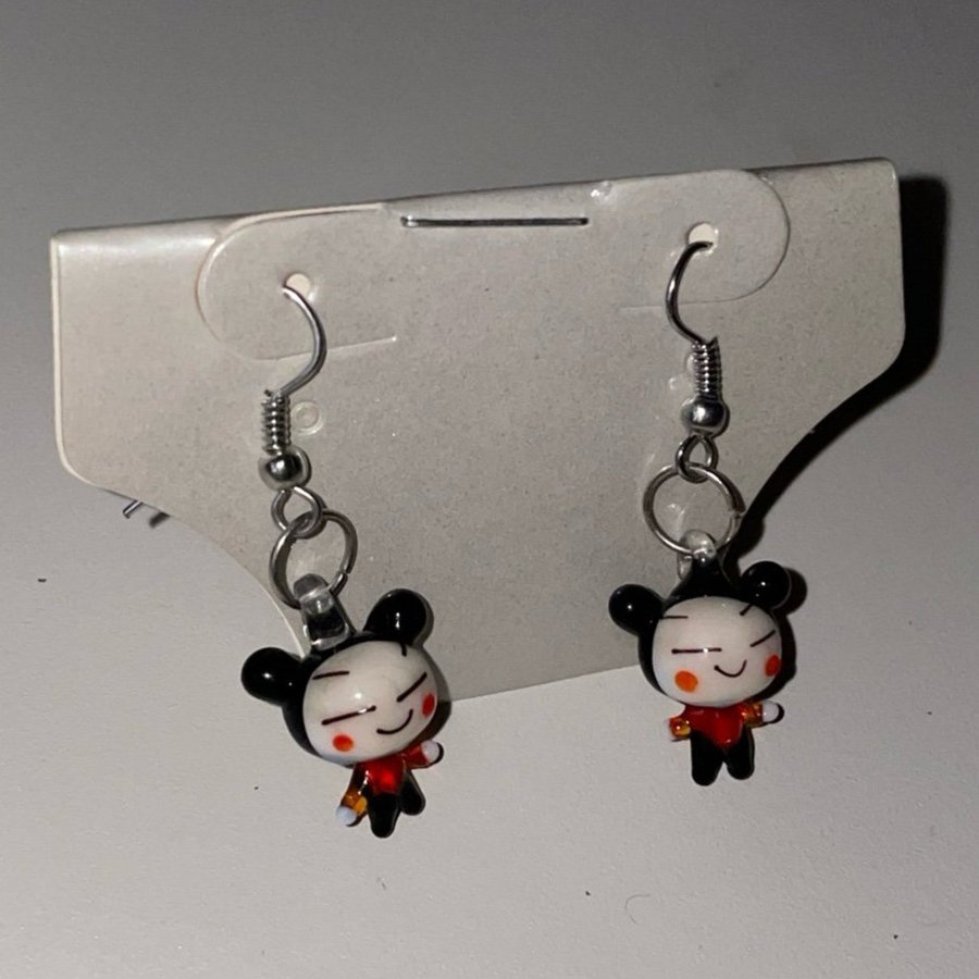 Pucca örhängen aesthetic Japanese unique earrings !