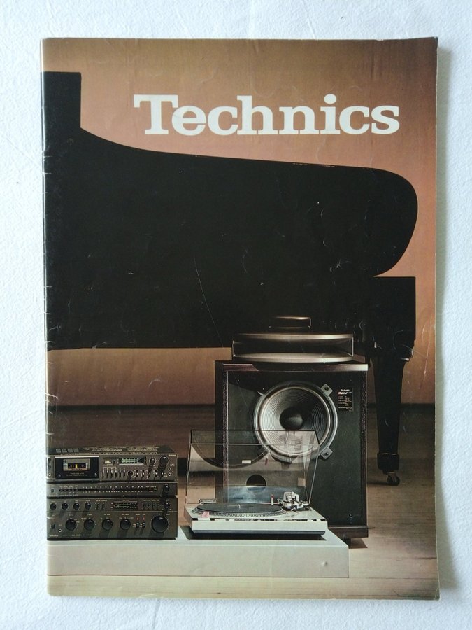 Technics katalog 1979 Vintage Stereo HiFi ljudanläggning Panasonic skivspelare