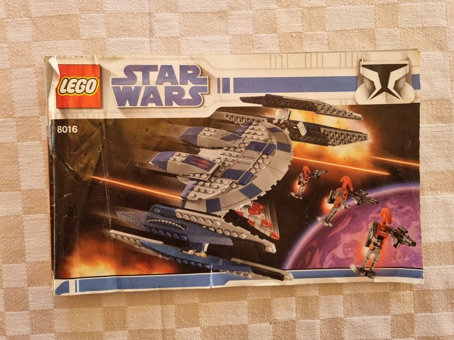 LEGO 8016 Hyena Droid Bomber med manual