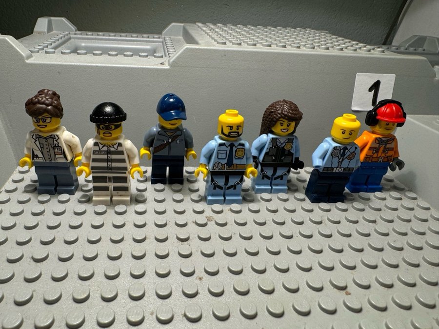 Lego Minifigurer - 7 stycken