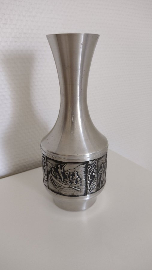 Vas i tenn/tennvas - H Norsk Tinn Pewter