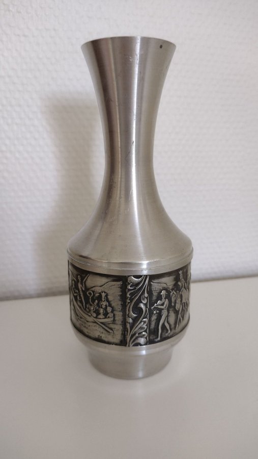 Vas i tenn/tennvas - H Norsk Tinn Pewter