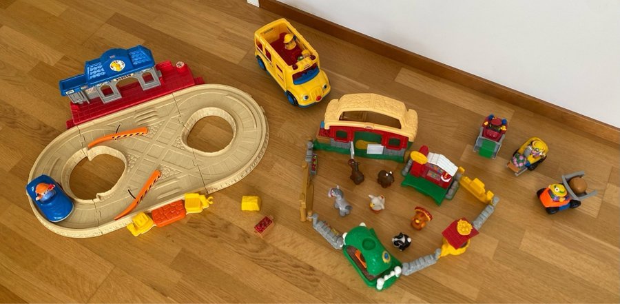 Fisher-Price Little People Lekset - Gård Buss Tåg