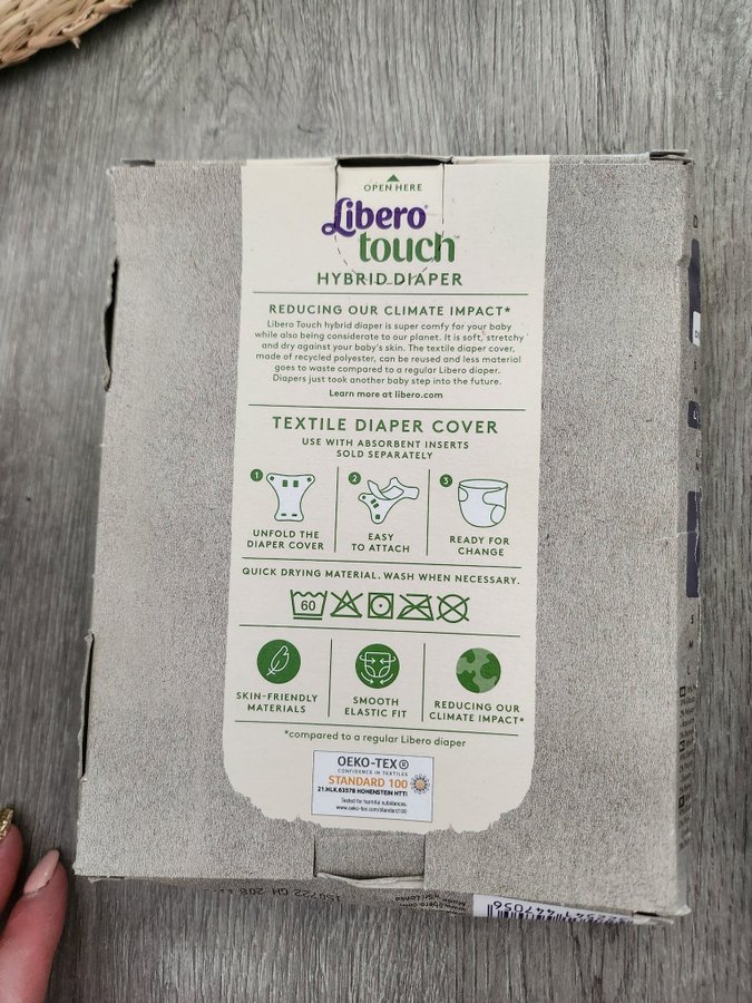 Libero touch hybrid diaper textilbyxa