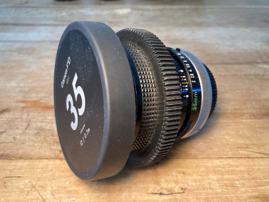 Canon FD 35 f2 SSC Concave / Konkav