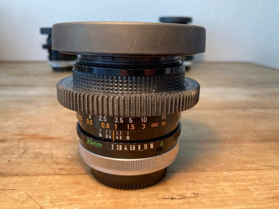 Canon FD 35 f2 SSC Concave / Konkav