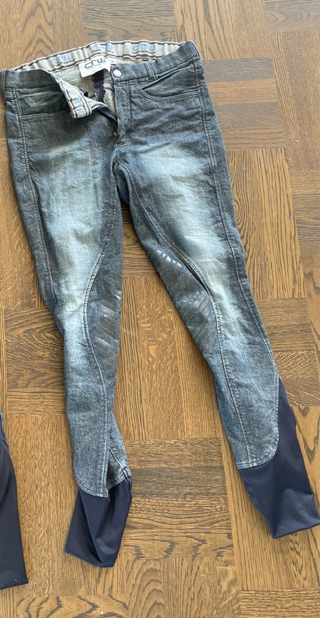 Ridbyxa denim unisex knäskodd CRW