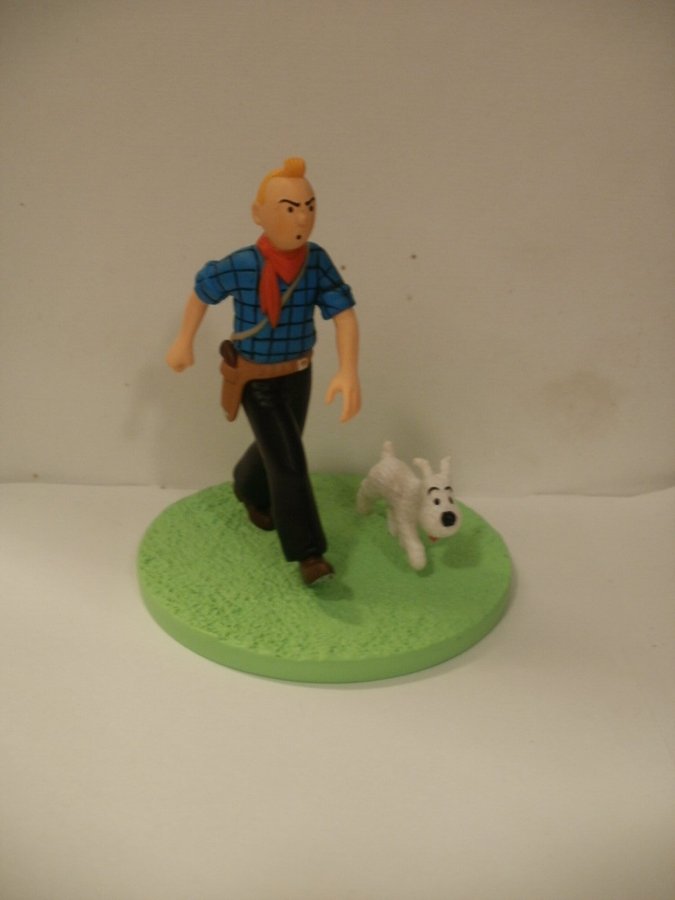 TINTIN STATYETT / TINTIN COW-BOY