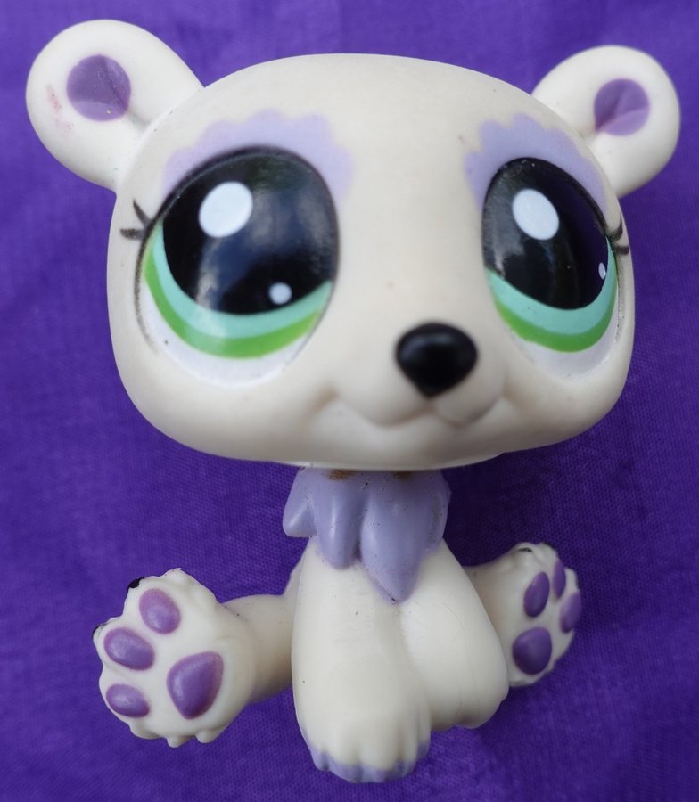 Isbjörn Littlest Petshop LPS figur Pet Shop Petshop Petshops Pet shops