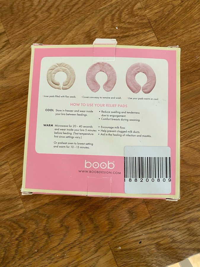 Boob relief pads