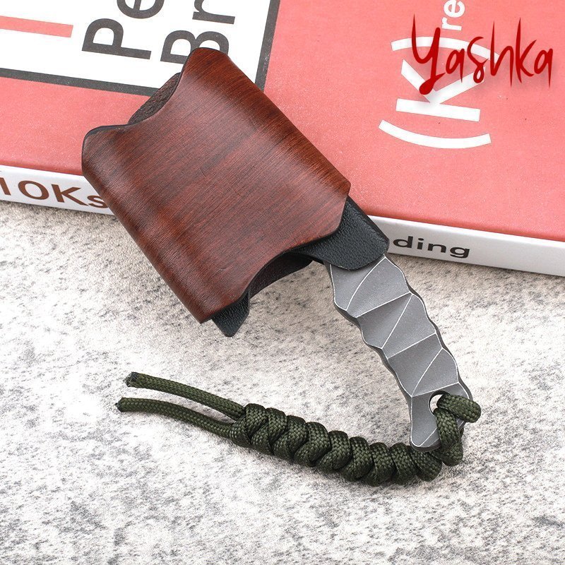 Mini Pocket Knife Outdoor Camping BBQ Fishing Home Survival Travel Tool Scabbard