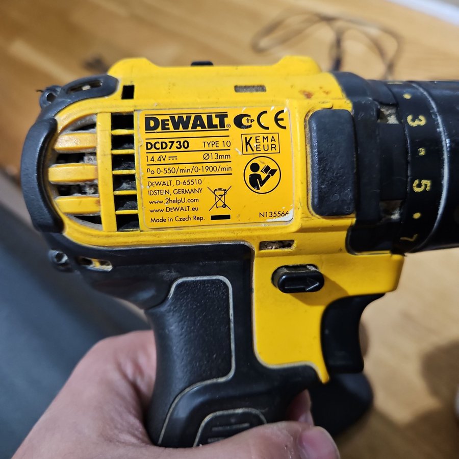 Dewalt DCD730 14.4V Slagskruvdragare