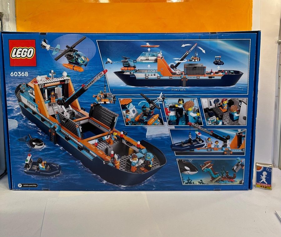 LEGO-60368 City  Polarutforskare och skepp (Antal delar 815)