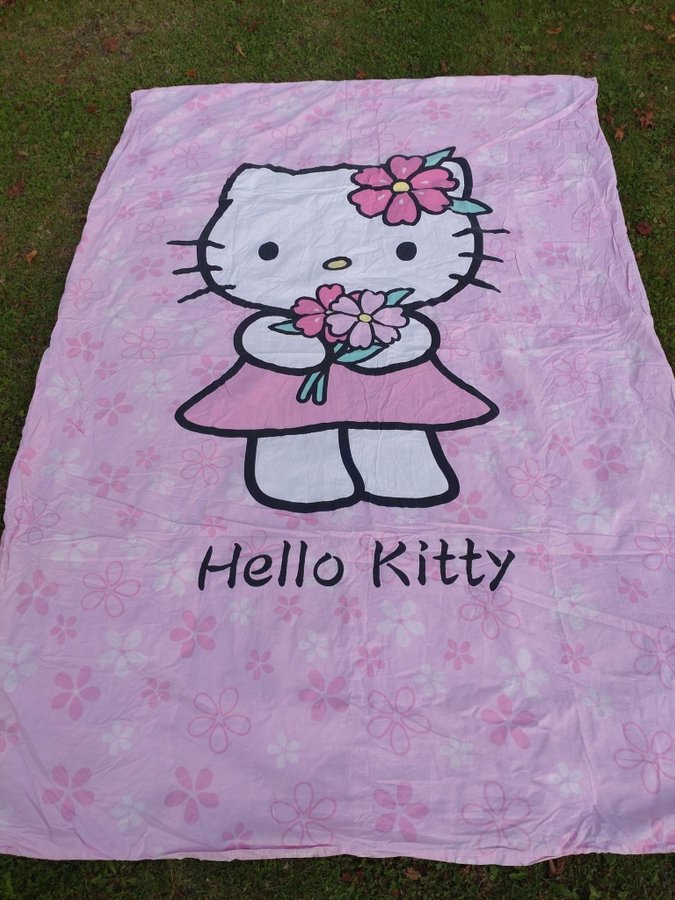 HELLO KITTY påslakan rosa vuxenstorlek