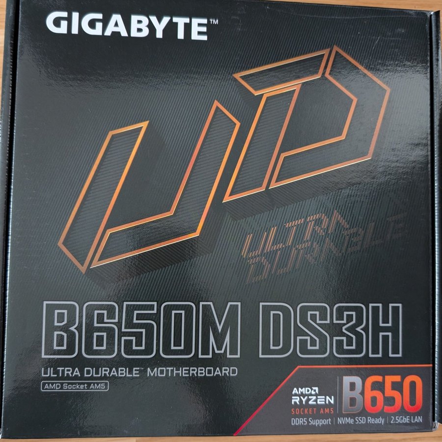 Gigabyte B650M DS3H Moderkort AM5