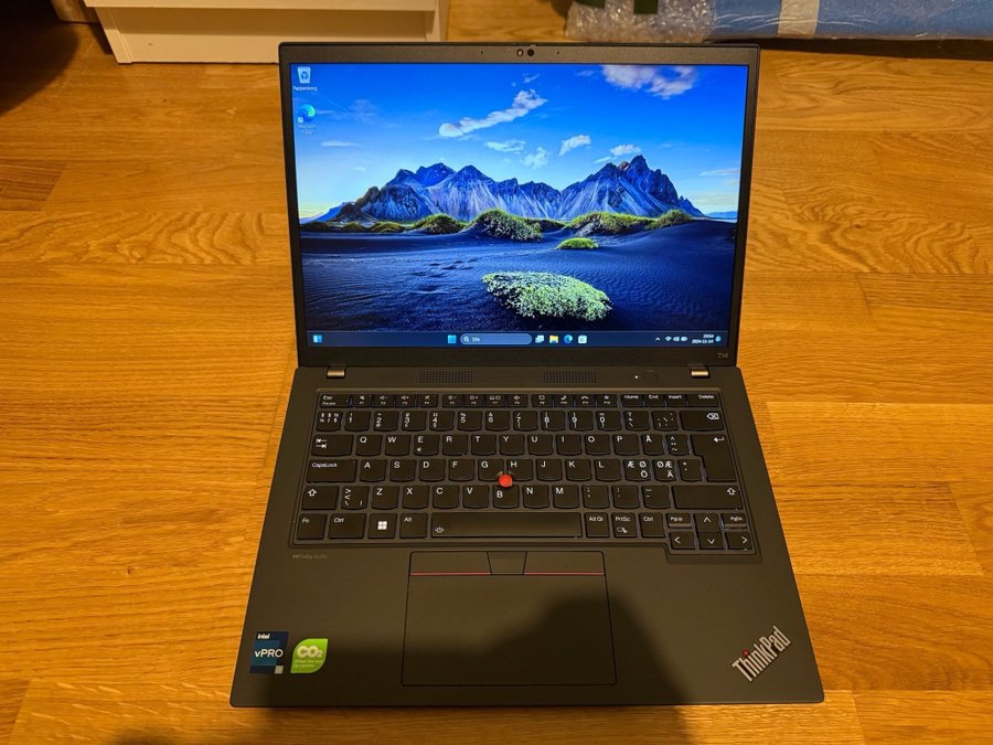 Lenovo ThinkPad T14 Gen 4 – Nyskick med garanti till augusti 2027