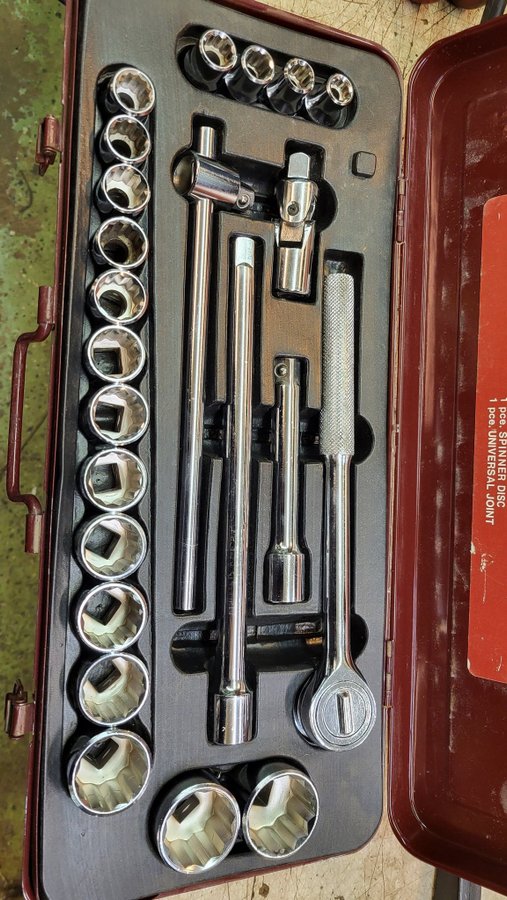 Kamasa-Tools 1/2 tum 24 delar Socket Wrench Set