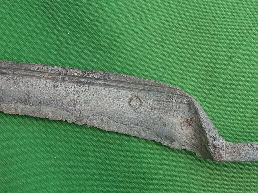 Medieval artifact sickle 15th century