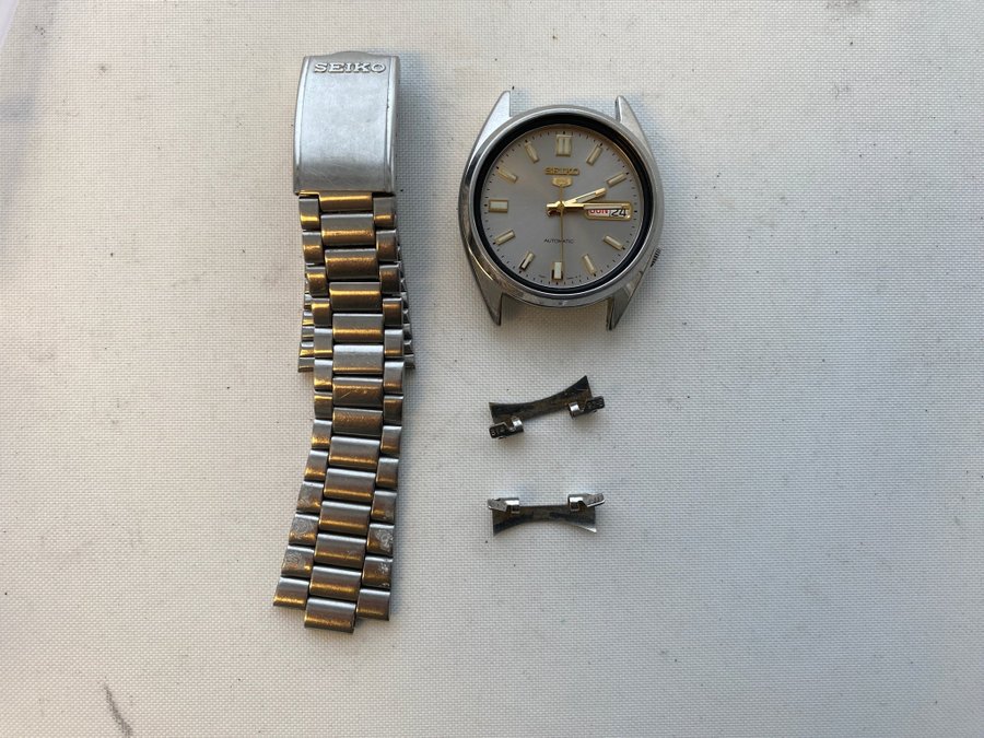 Renoveringsobjekt - Vintage Seiko 5 Automatiskt Japansk Klocka