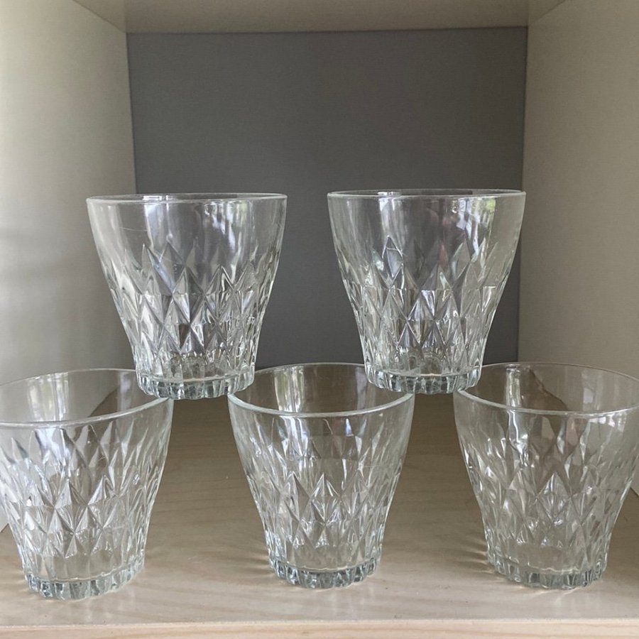 Glas Vereco Lulli France Retro Dricksglas