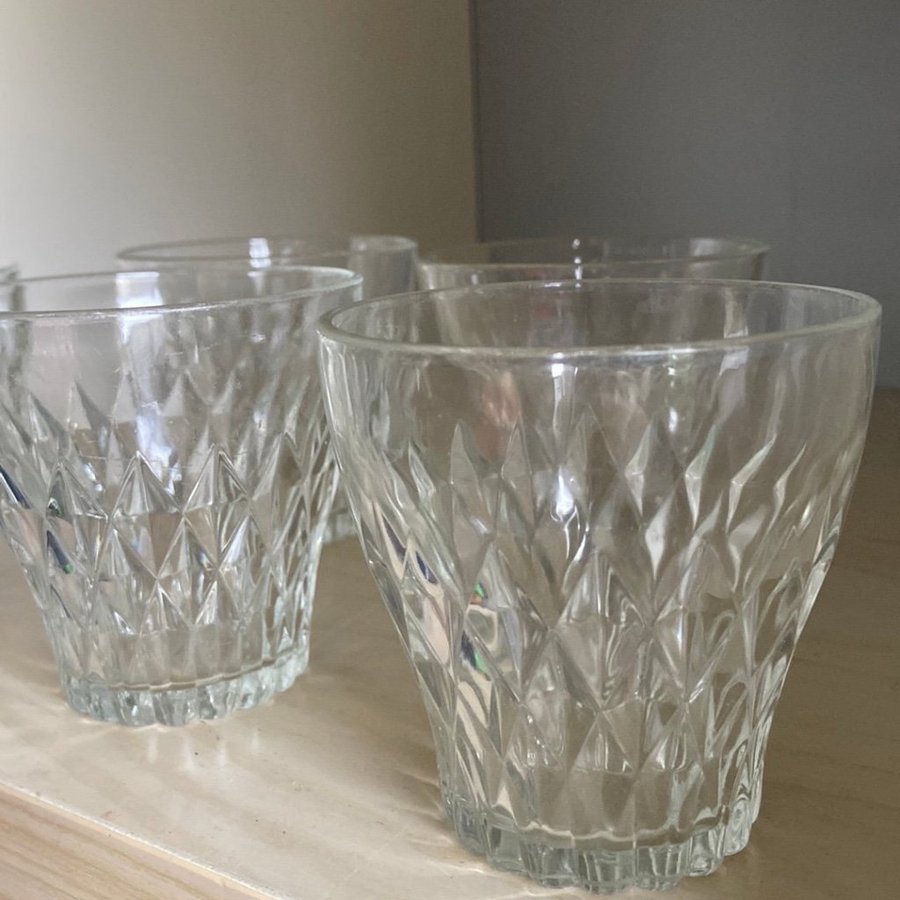 Glas Vereco Lulli France Retro Dricksglas