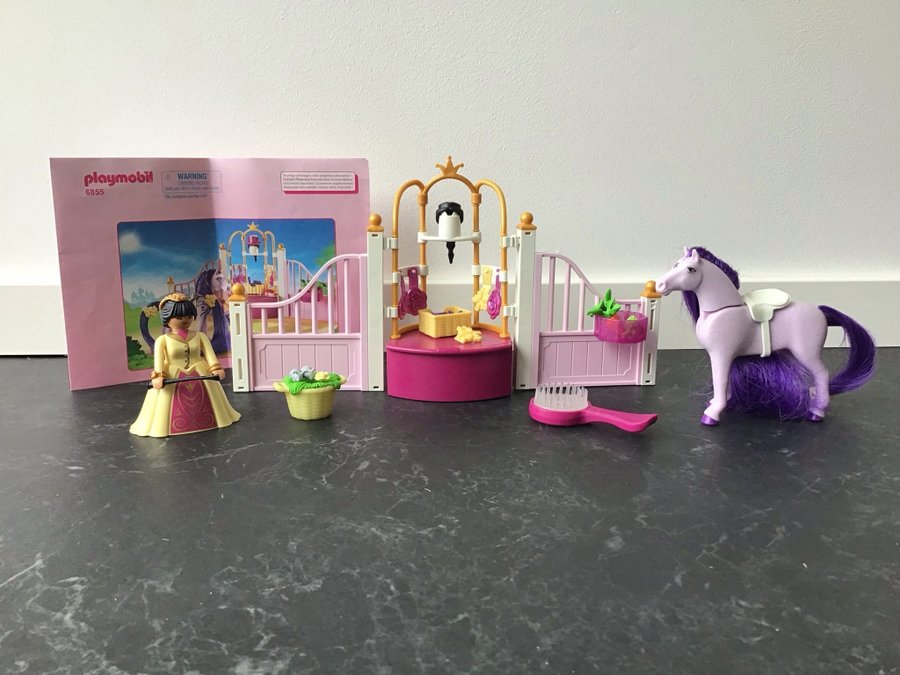 Playmobil prinsess slottstall 6855